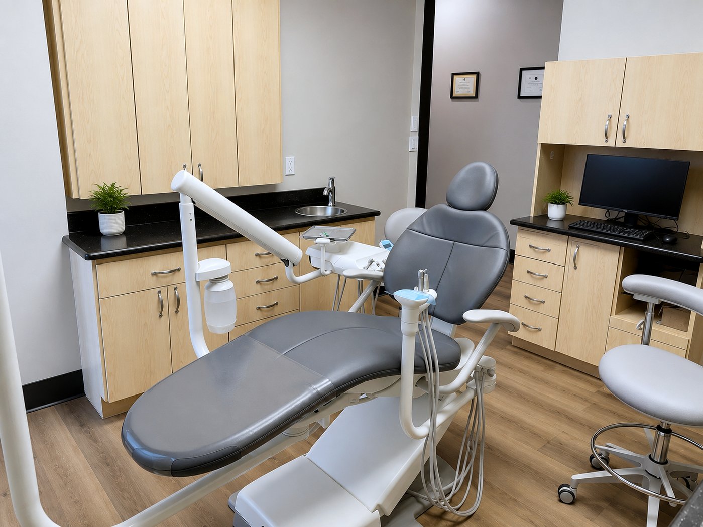 Clean and comfortable dental operatory at Cherish Dental